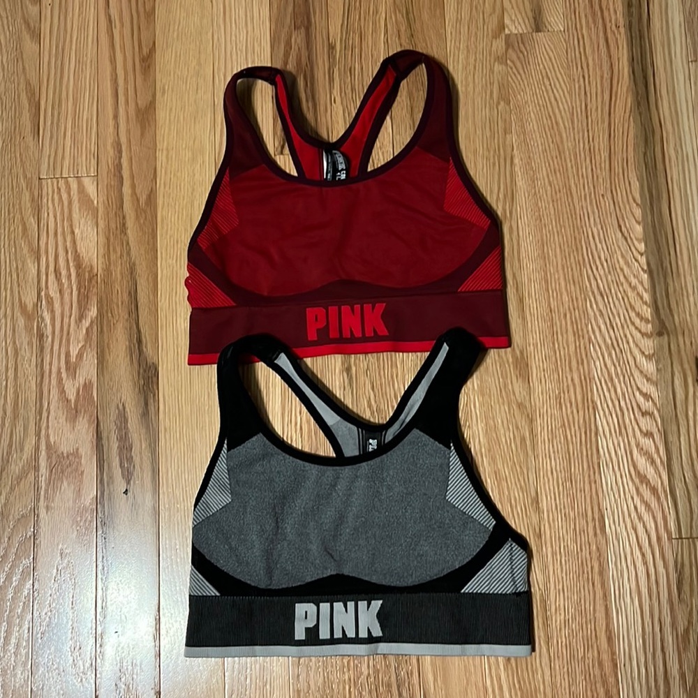 VS PINK Cool & Comfy sports bra bundle size small